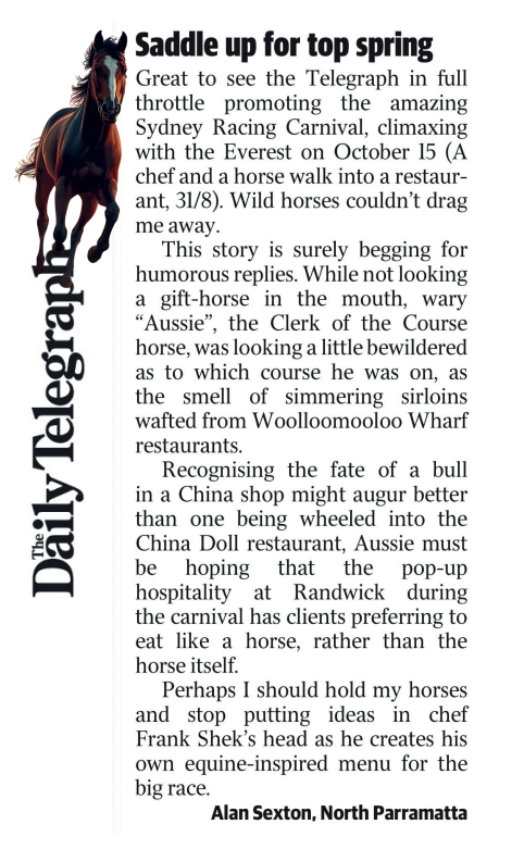 Saddle up for top spring
