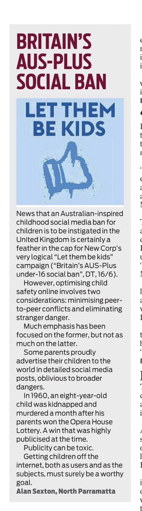 BRITAIN’S AUS-PLUS SOCIAL BAN