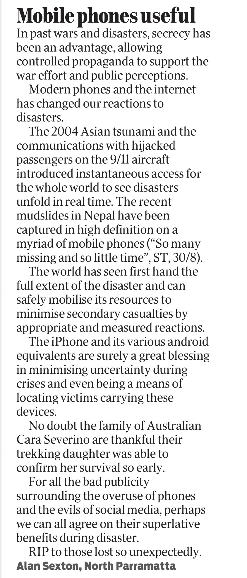 Mobile phones useful