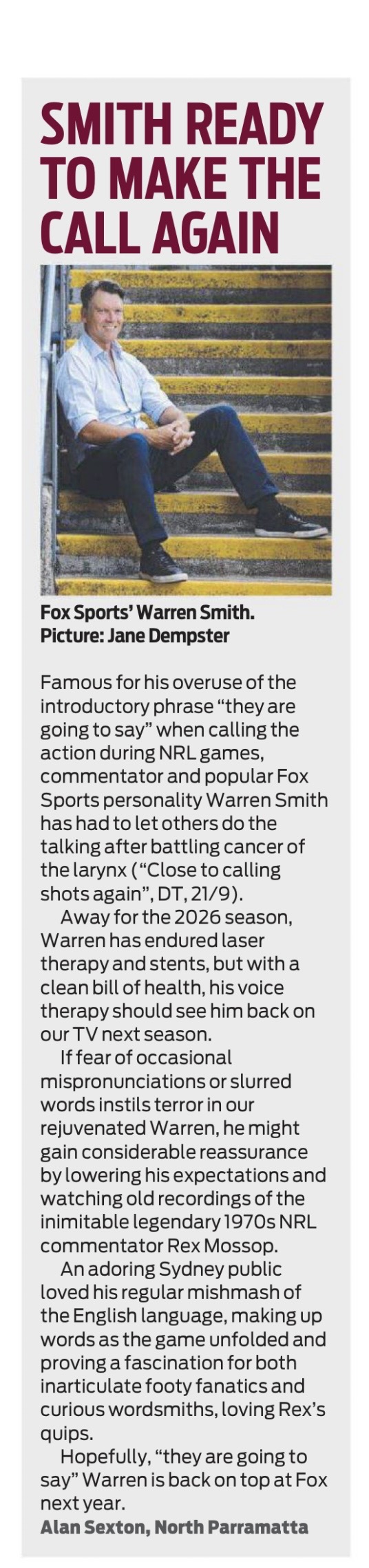 Smith ready to make the call again